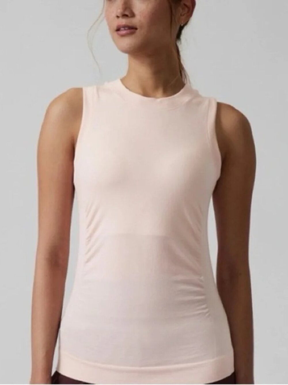 NWT Foresthill Ascent Seamless Light Pink Tank XS